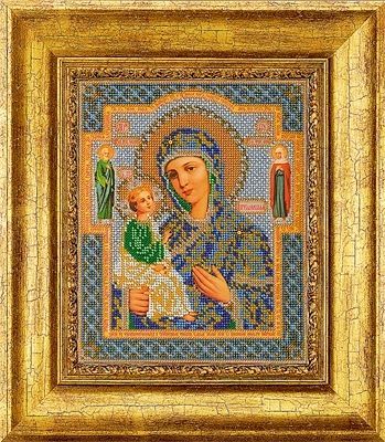 Набор для вышивания иконы Кроше (Радуга бисера) B-164 "Богородица Иерусалимская"