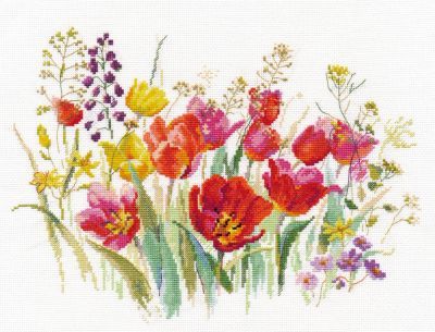 Набор для вышивания Алиса 2-34 Полевые тюльпаны