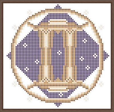 Основа для вышивания с нанесенным рисунком Матрёшкина КАЮ3070 Близнецы - схема для вышивания (Матрёшкина)
