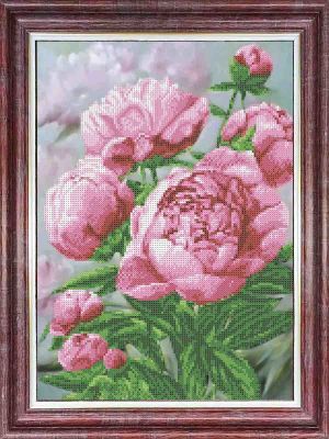 Набор для вышивания Каролинка КБЦН(ч) 3048 Розовые пионы - набор