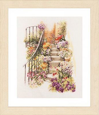 Набор для вышивания Lanarte PN-0169680 Flower Stairs