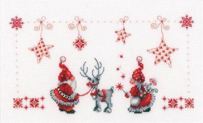 Набор для вышивания Vervaco PN-0154476 Elves and Reindeer