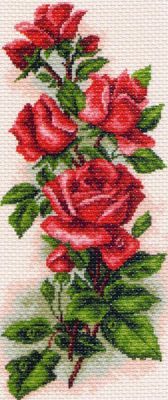 Набор для вышивания Матрёнин Посад 1074/Н Алые розы - набор для вышивания