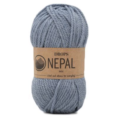 Пряжа DROPS Пряжа DROPS Nepal Цвет.8913m Light blue/св.голубой