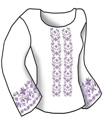 Заготовка для вышиванки Каролинка КБСН/хб/-08 Набор для вышивания сорочки (Каролинка)