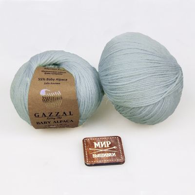 Пряжа GAZZAL Пряжа GAZZAL Baby Alpaca Цвет.46006 Голубой