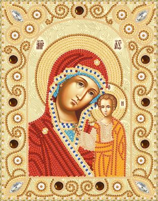 Набор для вышивания иконы Марiчка НИК-5302 Богородица Казанская (Марiчка)