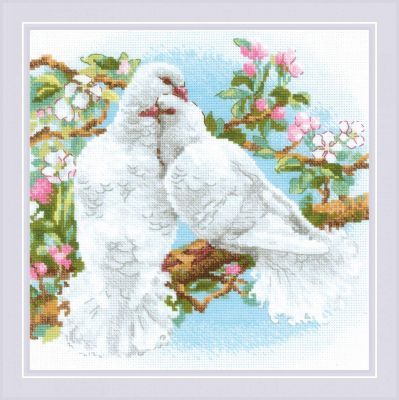 Набор для вышивания Риолис (Сотвори Сама) 1856 "Белые голуби"