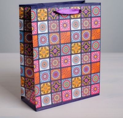 Подарочный конверт Дарите Счастье 2816306 Пакет ламинированный вертикальный «Мозаика»