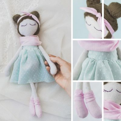 Набор для изготовления игрушки Арт Узор 3548688 Интерьерная кукла «Лола», набор для шитья