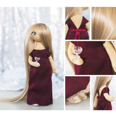 Набор для изготовления игрушки Арт Узор 3548682 Интерьерная кукла «Лорен», набор для шитья