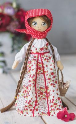 Набор для изготовления игрушки Арт Узор 3548673 Интерьерная кукла «Василина», набор для шитья