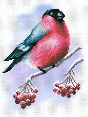 Основа для вышивания с нанесённым рисунком МП Студия СК-028 Румяная пташка - схема для вышивания (М.П. Студия)