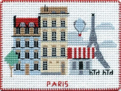 Набор для вышивания Овен 1065 Столицы мира. Париж