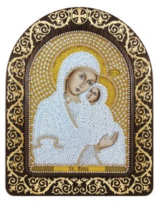 Набор для вышивания иконы Nova Sloboda СН 5019 Св. Анна с младенцем Марией
