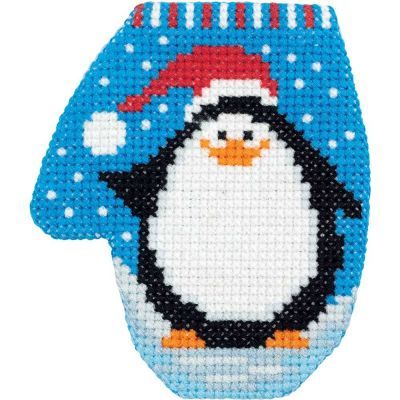 Набор для вышивания Кларт 8-367 "Варежка с пингвином"
