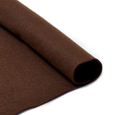 Ткань IDEAL TBY.FLT-S1.687 Фетр листовой мягкий, т.коричневый
