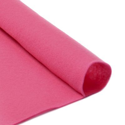 Ткань IDEAL TBY.FLT-S1.614 Фетр листовой мягкий, розовый