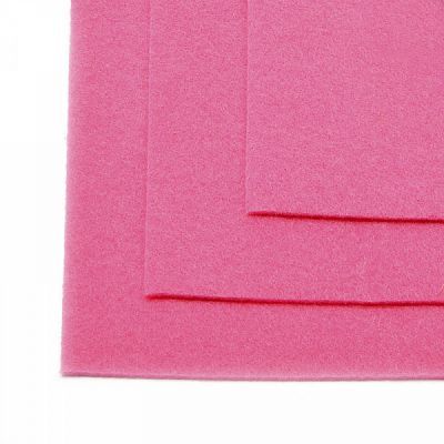 Ткань IDEAL TBY.FLT-H1.614 Фетр листовой жесткий, розовый