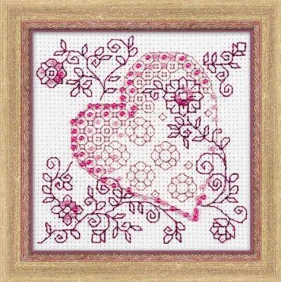 Набор для вышивания Риолис (Сотвори Сама) 1354 "Нежное сердце"