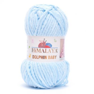 Пряжа Himalaya Пряжа Himalaya Dolphin Baby Цвет.80306 Голубой