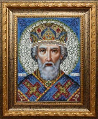 Набор для вышивания иконы Вышиваем бисером L-148 Святой Николай Чудотворец