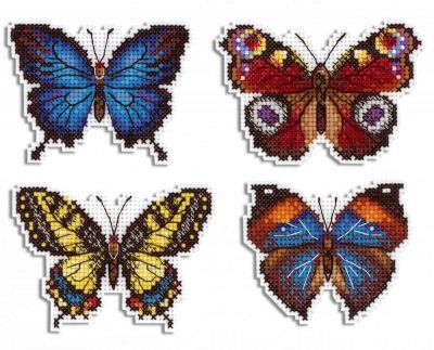 Набор для вышивания МП Студия Р-485 Яркие бабочки (МП Студия)