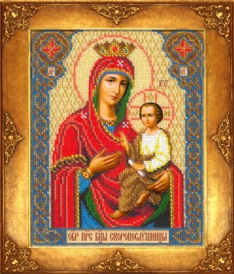 Набор для вышивания иконы Русская искусница 320 Богородица Скоропослушница (РИ)
