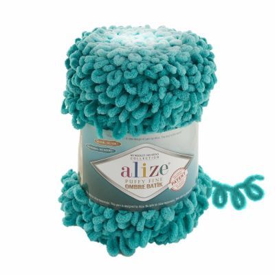 Пряжа Alize Пряжа Alize PUFFY FINE OMBRE BATIK Цвет.7246