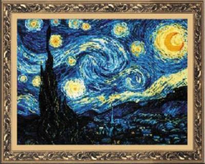 Набор для вышивания Риолис (Сотвори Сама) 1088 Ван Гог "Звёздная ночь»