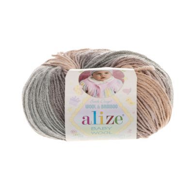 Пряжа Alize Пряжа Alize Baby Wool Batik Цвет.4726 Секционный