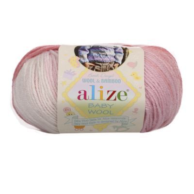 Пряжа Alize Пряжа Alize Baby Wool Batik Цвет.3565 Роз.меланж