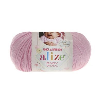 Пряжа Alize Пряжа Alize Baby Wool Цвет.185 Розовый