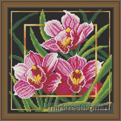 Набор для вышивания Искусница 566 Цветок. Орхидея