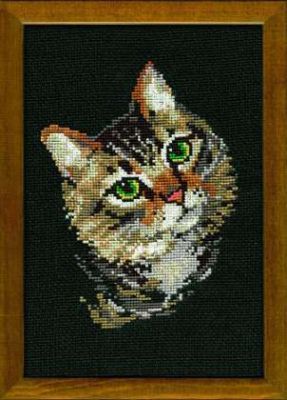 Набор для вышивания Риолис (Сотвори Сама) 766 «Серая кошка»