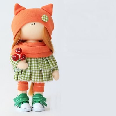Набор для изготовления игрушки Арт ткани Набор для пошива текстильной куклы "Алиса"