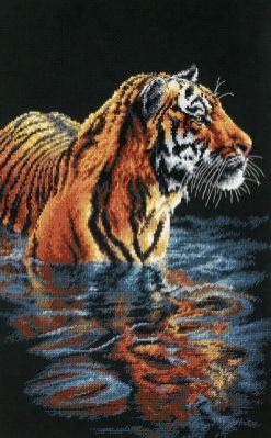 Набор для вышивания Dimensions 35222-DMS Охлаждающийся тигр