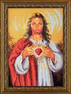 Набор для вышивания иконы Кроше (Радуга бисера) B-193 Иисус Христос