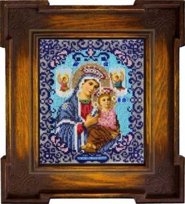 Набор для вышивания иконы Вышиваем бисером L-35 Страстная икона Божией Матери