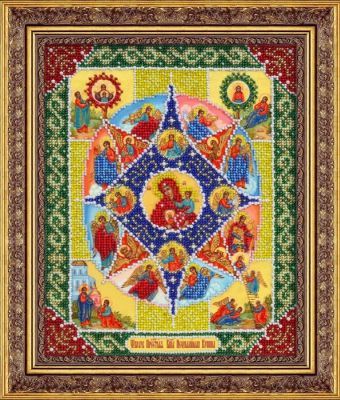 Набор для вышивания иконы Паутинка Б1041 Пр.Богородица Неопалимая купина (Паутинка)