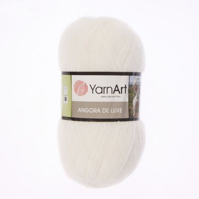 Пряжа YarnArt Пряжа YarnArt Angora De Luxe Цвет.501 Белый