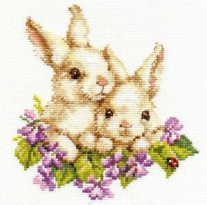Набор для вышивания Алиса 1-11 Крольчата