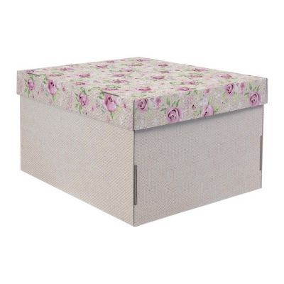 Подарочная коробка Дарите Счастье 2640215 Складная коробка «Уютный шебби»