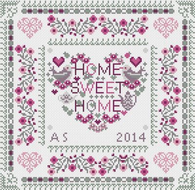 Набор для вышивания RIVERDRIFT House RR133 Home sweet heart home