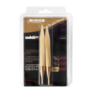 Инструмент для вязания ADDI 556-7/5-000 Дополнительные спицы к addiClick BAMBOO, №5 бамбук