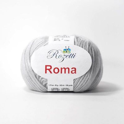 Пряжа Rozetti Пряжа Rozetti Roma Цвет.201-10 Св.Серый