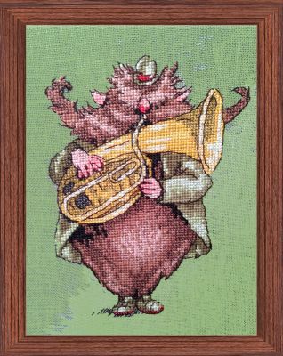 Наборы для вышивания NIMUE 165-H04 KV Музыкант из оркестра - Домовой гор Шотландии