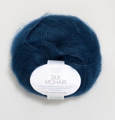 Пряжа SANDNES GARN Пряжа SANDNES GARN Silk Mohair Цвет.6863 Ink/синий