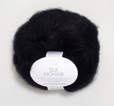 Пряжа SANDNES GARN Пряжа SANDNES GARN Silk Mohair Цвет.1099 Svart