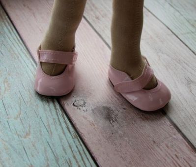 Заготовки и материалы для изготовления игрушки Pugovka Doll Туфли розовые, 6,5 см